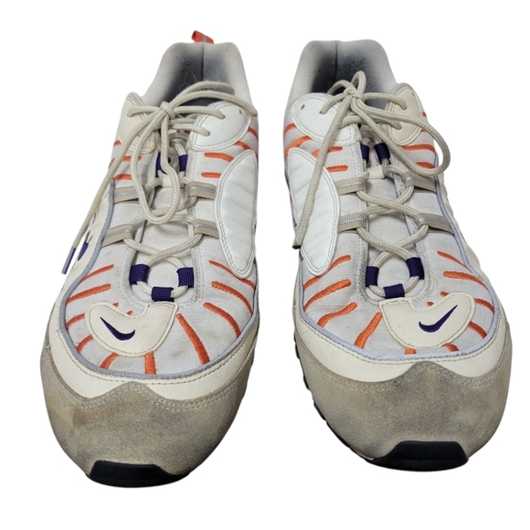 Nike Air Max 98 Size 15 Cream Color With Purple Trim. Excellent Condition Preown main image 7